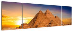 Obraz - Egyptské pyramidy (170x50 cm)