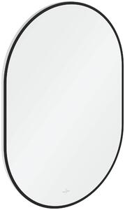 Villeroy & Boch zrcadlo 60x85 cm oválný s osvětlením černá A4876000