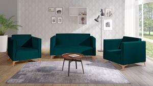 Sedací souprava Denim 2 + 1 + 1, Potah: Solo 260, Barva nožiček:: dub Mirjan24 5902928303780