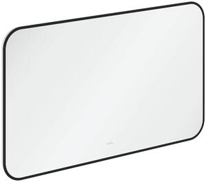 Villeroy & Boch zrcadlo 100x60 cm obdélníkový s osvětlením černá A4901000