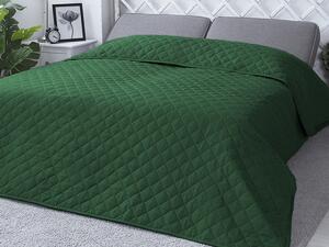XPOSE® Přehoz na postel EVITA - tmavě zelený 220x240 cm