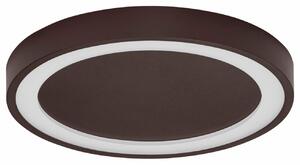 Hnědé kovové stropní LED světlo Nova Luce Nodi 45 cm