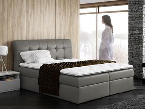 Kontinentální postel Limbo, Rozměr postele: 120 x 200 cm, Barva:: ekokůže Soft 011 (černá) Mirjan24 5902928400458
