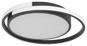 Černé kovové stropní LED světlo Nova Luce Odrey 40 cm