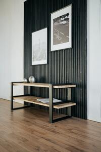 Wuders TV stolek Artax Odstín kovu: Černý matný práškový lak - 9005 FS, Rozšíření: 2 sestava