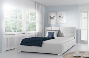 Čalouněná postel Alita, Rozměr postele: 140x200, Barva:: ekokůže Soft 017 (bílá) Mirjan24 5902928046304