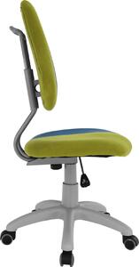 Tempo Kondela Dětská rostoucí židle RAIDON, zelená/modrá/šedá