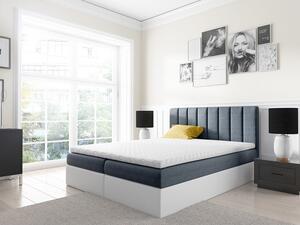 Kontinentální postel Figo, Rozměr postele: 120 x 200 cm, Barva:: ekokůže Soft 017 (bílá) + Spirit 13 Mirjan24 5902928429985