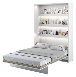 Sklápěcí postel BC-01 140x200 Bed-Concept, Barva: bílá, LED světlo s USB: dvě LED světla s USB, Vnitřní osvětlení pod policemi: s osvětlením políc, LED venkovní osvětlení: bez osvětlení Mirjan24 5902928144529