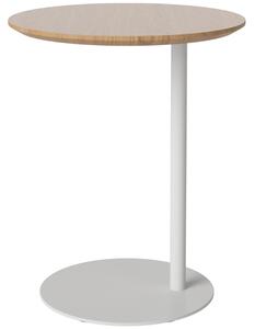 Bolia Dubový odkládací stolek Pillar 45 cm se šedou podnoží