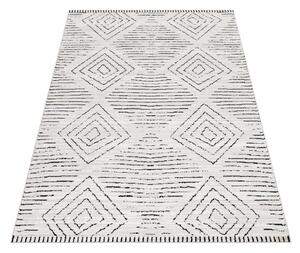 Ayyildiz, Moderní kusový koberec Taznaxt 5106 Cream | Bílá Typ: 80x150 cm