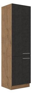 Kuchyňská skříňka Woodline 60 LO-210 2F, Barva: Dub lancelot / matera Mirjan24 5902928121322