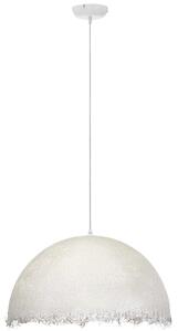 Bílé závěsné světlo Nova Luce Lalu 60 cm