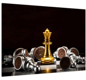 Obraz - Šachové figurky (70x50 cm)