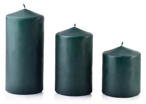 Mondex Malá svíčka Classic Candles 10 cm zelená