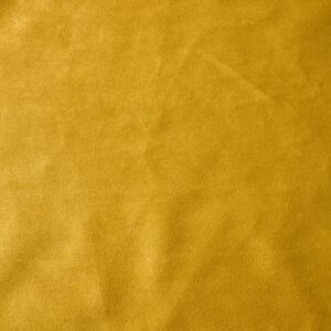 Dekorační závěs s řasící páskou MATTA mustard/hořčicová 140x270 cm (cena za 1 kus) MyBestHome