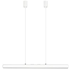 Umage Bílo-stříbrné kovové závěsné LED světlo Hazel Branch 100 cm