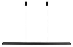 Umage Černo-stříbrné kovové závěsné LED světlo Hazel Branch 150 cm
