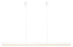 Umage Bílo-zlaté kovové závěsné LED světlo Hazel Branch 150 cm