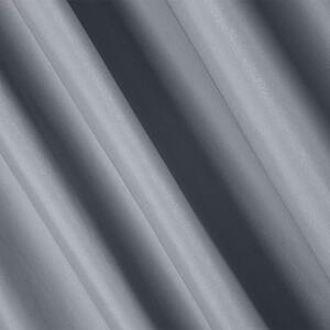 Jednobarevný šedý závěs na pásce Aggie 140x270 cm