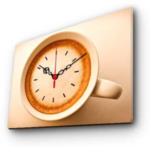 Wallity Dekorativní nástěnné hodiny Cofei béžové