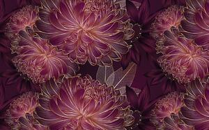 Fototapeta - Velké grafické květy 50-600cm x 50-600cm, 77