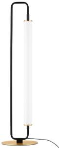 Černá kovová stolní LED lampa Nova Luce Wetro