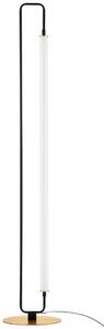 Černá kovová stojací LED lampa Nova Luce Wetro 150 cm