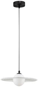 Černobílé závěsné světlo Nova Luce Reflet 30 cm