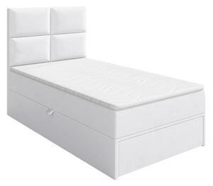 Kontinentálni postel Hudson Lux 1, Strana: levá, Rozměr postele: 100x200, Potah:: ekokůže Soft 017 Mirjan24 5902928526844