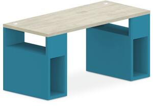 Artspect DS304-D-1607 - Stůl s úložnými podnožemi 160x70cm - Brillint white