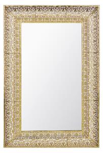 Nástěnné zrcadlo 60 x 90 cm zlato DEHRADUN