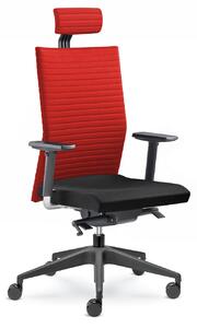 LD seating Element 435-SYS - Kancelářská židle - červená/černá