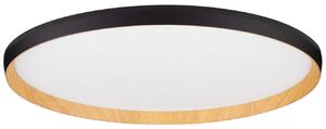 Černé kovové stropní LED světlo Nova Luce Vomos 60 cm