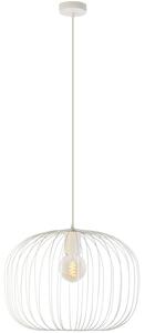 Lustr na lanku OVELLA 1xE27/15W/230V pr. 46 cm krémová