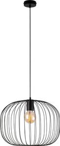 Lustr na lanku OVELLA 1xE27/15W/230V pr. 46 cm černá