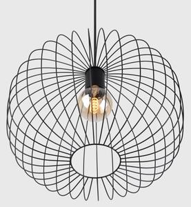 Lustr na lanku OVELLA 1xE27/15W/230V pr. 46 cm černá