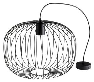 Lustr na lanku OVELLA 1xE27/15W/230V pr. 46 cm černá