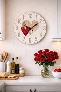 Nástěnné hodiny I Love You Ø 34 cm 2000022