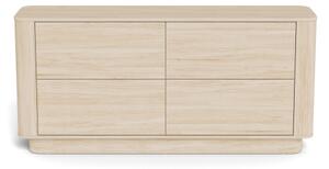 Komoda MADERA 160x75 cm bílý dub