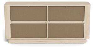 Komoda MADERA 160x75 cm bílý dub