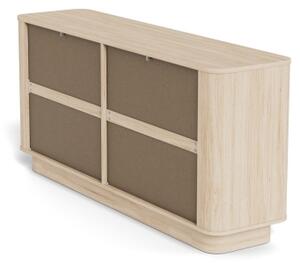 Komoda MADERA 160x75 cm bílý dub