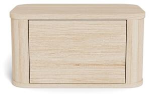 Noční stolek MADERA 46x30 cm bílý dub