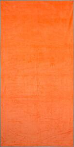 Oranžová rychleschnoucí plážová osuška IGA 80x160 cm