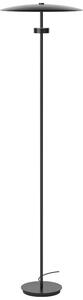-25 % Dny MOMENTI– Bolia Černá kovová stojací LED lampa Reflection 140,5 cm