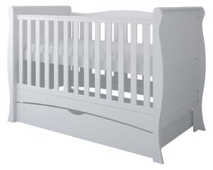 Babywoods Dětská postýlka Mason 140 x 70 cm Barevné provedení: Bílá, Úložný prostor k postýlce: Jeden šuplík na kolečkách