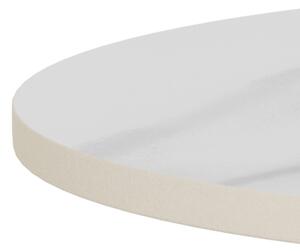 Konferenční stolek SANTORINI pr. 45 cm bílá/černá/keramika