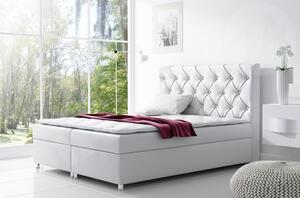 Kontinentální postel Balicci, Rozměr postele: 120 x 200 cm, Barva:: ekokůže Soft 017 (bílá) Mirjan24 5902928244632