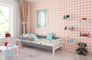 Babywoods Dětská postel Rysio Velikost postele: 140x80, Barevné provedení: Šedá, Provedení postele: Bez šuplíku