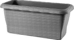 BAMA PAGLIA 40 cm, antracit, plastový truhlík